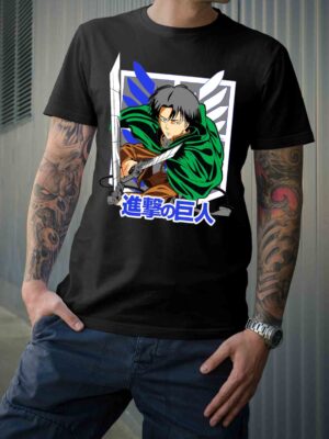 Polera Attack on Titan – Levi Ackerman –