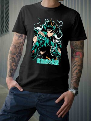 Polera Caballeros del Zodiaco – Shiryu Caballero Dragon –