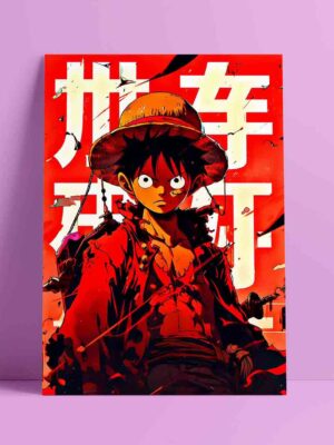Cuadro Aluminio One Piece – Monkey D. Luffy –