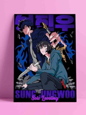 Cuadro Aluminio Solo Leveling – Sung Jinwoo –