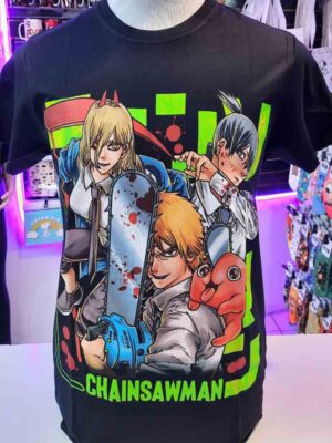 Polera Chainsaw Man Full Color