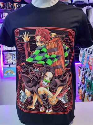 Polera Demon Slayer – Nezuko y Tanjiro –