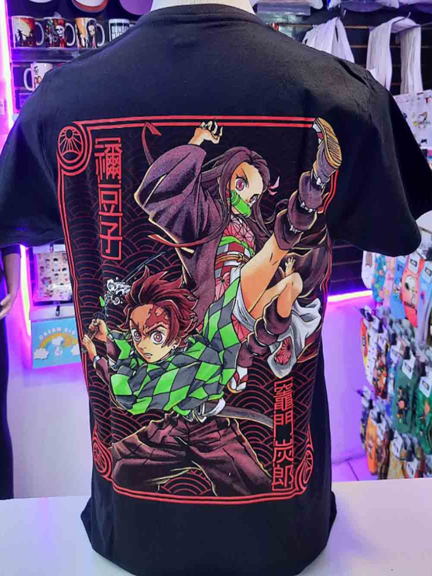 Polera Demon Slayer Tanjiro y Nezuko AT n