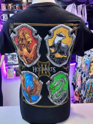 Polera Harry Potter – Casas de Hogwarts –