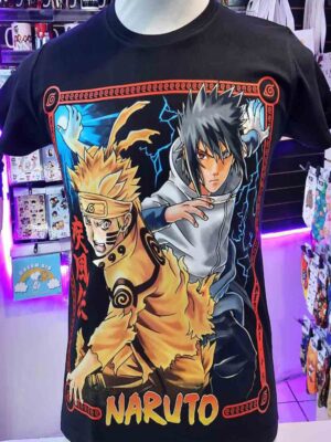 Polera Naruto Shippuden – Naruto y Sasuke –