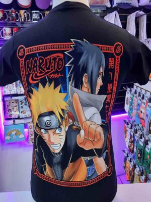 Polera Naruto Shippuden – Naruto y Sasuke –