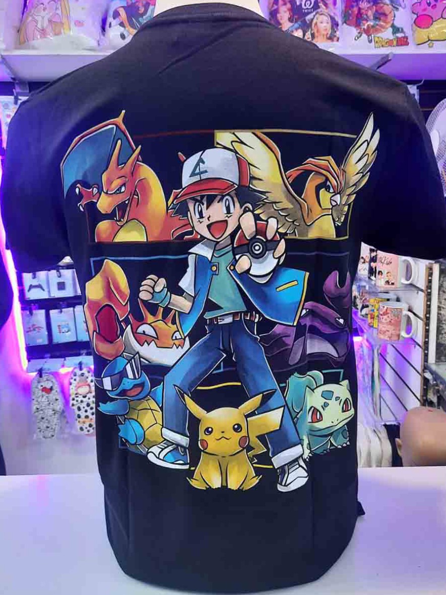 Polera Pokemon Champion AT n
