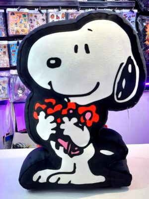 Cojín de Felpa de Snoopy con Flores
