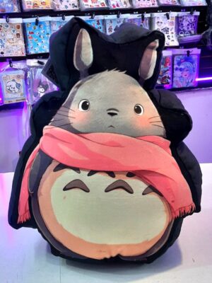 Cojín de Felpa de Totoro con Bufanda