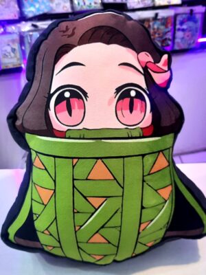 Cojín de Felpa de Demon Slayer – Nezuko en Canasta –