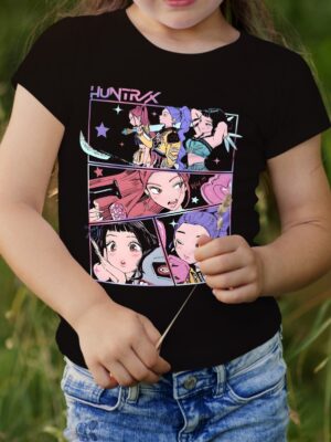 Polera KPop Demon Hunters – Huntrix –