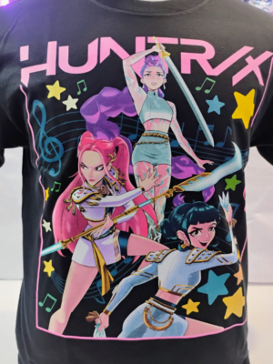 Polera KPOP Demon Hunters – Huntrix y Saja Boys –