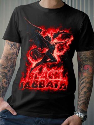 Polera Black Sabbath – Burning Demon –