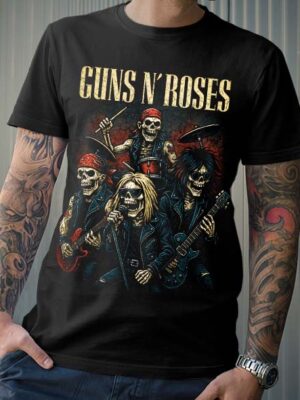 Polera Guns And Roses – Esqueletos –