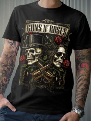 Polera Guns and Roses – Craneos –