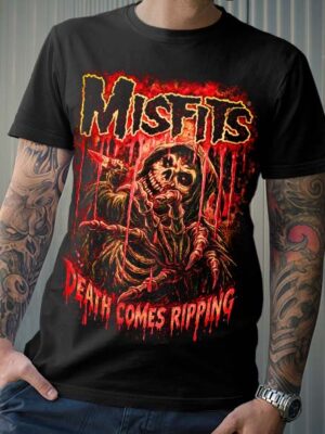 Polera Misfits – Death Comes Ripping –