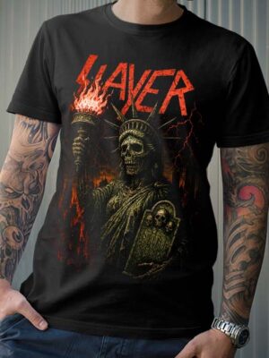 Polera Slayer – Estatua de la Libertad –