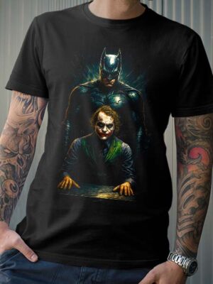Polera Batman The Dark Night – Batman y Joker –