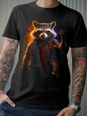 Polera Guardianes de la Galaxia – Rocket –