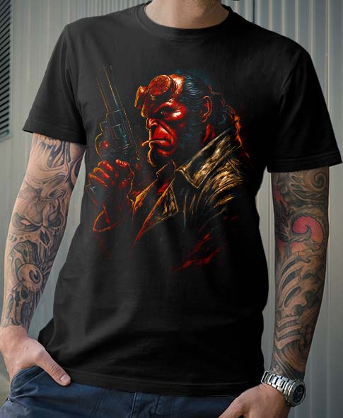 Polera Hellboy